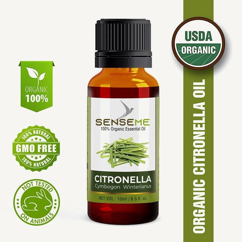 SENSEME Citronella Organic Oil 15 Ml