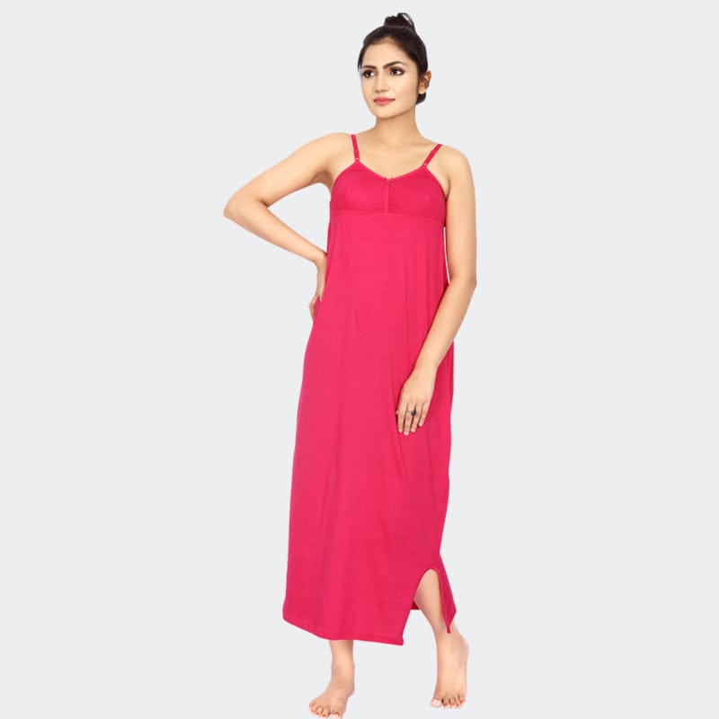 Prithvi Women Cup Nighty Dark Pink