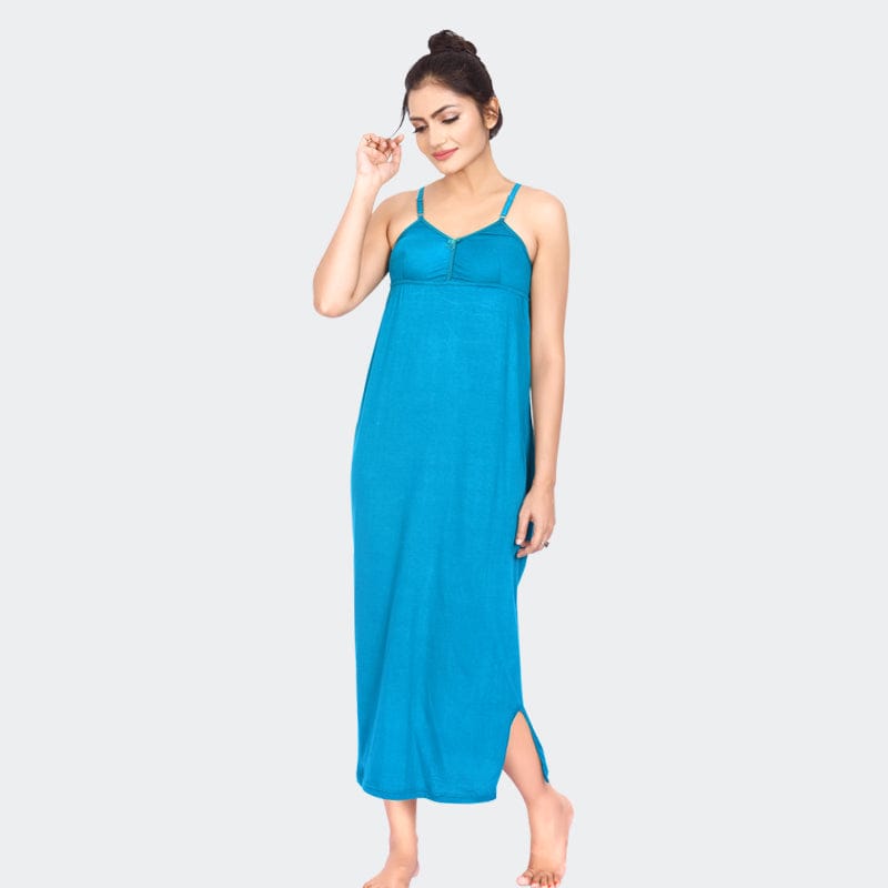 Prithvi Women Cup Nighty M.Blue