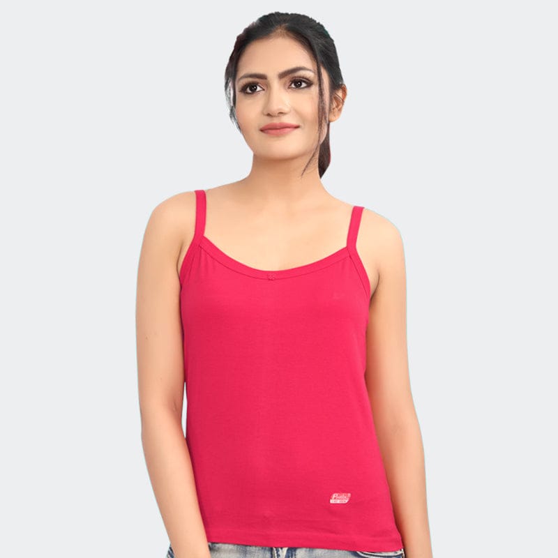 Prithvi Women Rose Slips Dark Pink