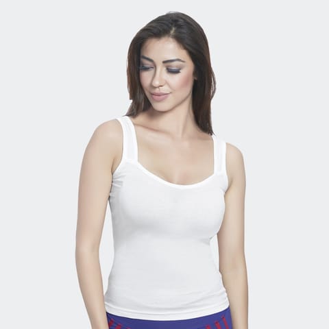 Prithvi Women Lotus Slip White