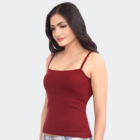 Prithvi Women Cherry Slip Burgundy