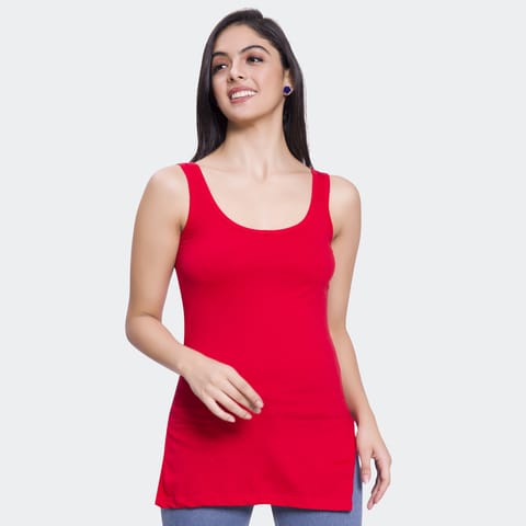 Prithvi Women Kurthi Slip Tomato