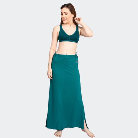 Prithvi Women Inskirt Petticoat Petrol