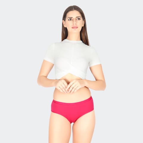 Prithvi Vina Plain Women Panties Dark Pink