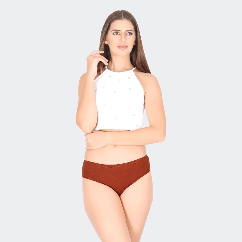 Prithvi Rasi Panties For Women Rust