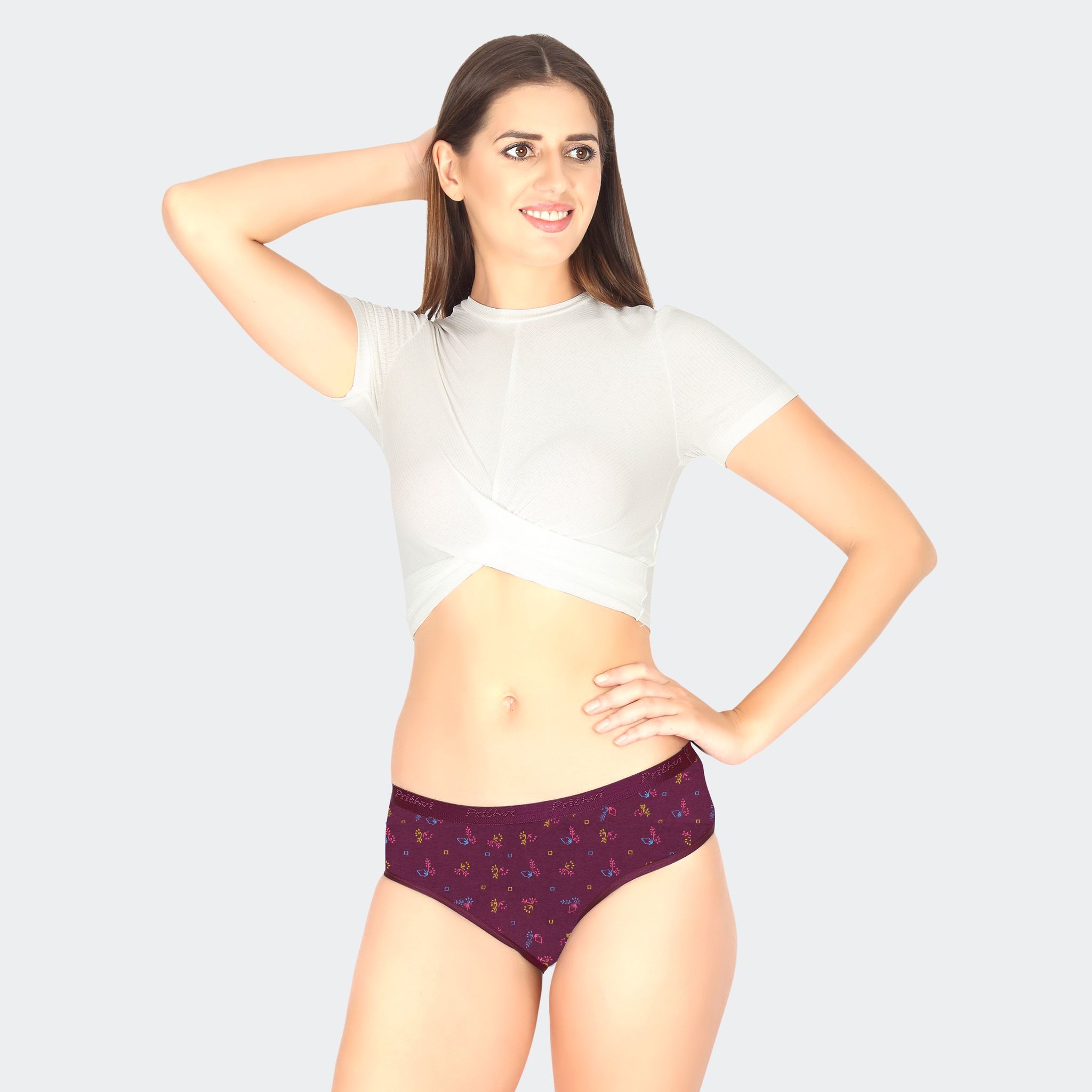 Prithvi Vina Print Women Panties Print 4