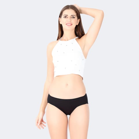 Prithvi Leo Panties For Women Black