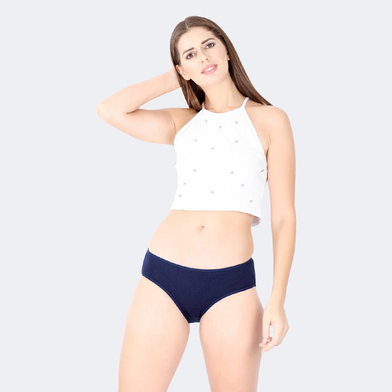 Prithvi Leo Panties For Women Navy