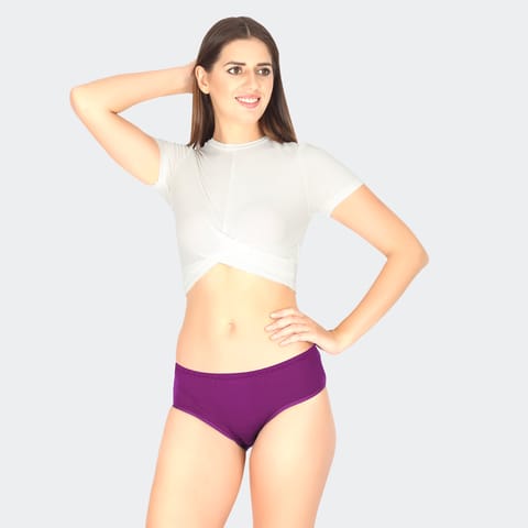 Prithvi Zigy Panties For Women Dark Lilac