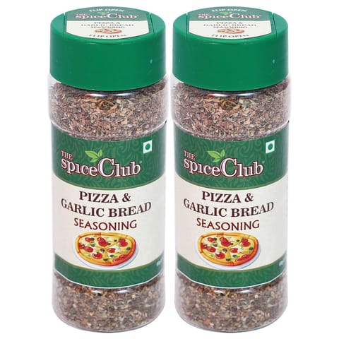 Spice Club Pizza & Garlic Bread Seasoning 60g Jar - Pack of 2