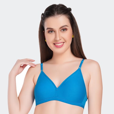 Prithvi Tee Fit Bra For Women Maya Blue