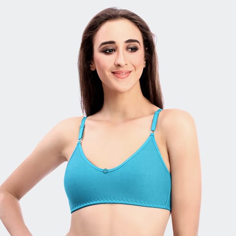 Prithvi Quincy Bra For Women Maya Blue