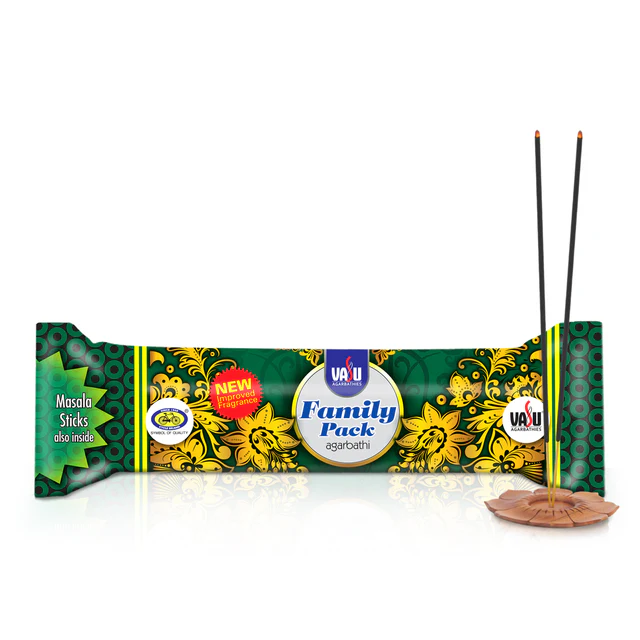 Cycle Vasu Family Pack Scented Agarabathi - 65g