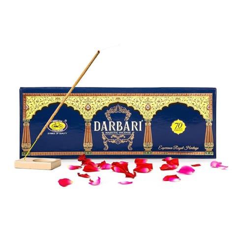 Cycle Pure Darbari Incense Sticks 2 Fragrances Floral & Sandal Natural Fragrance for Special Occasion Agarbatti - 24 Pcs