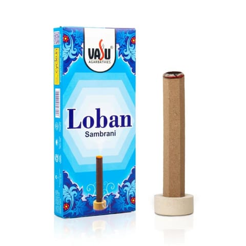 Cycle Vasu Laban Tower Sambrani Dry Dhoop - 4 Pcs