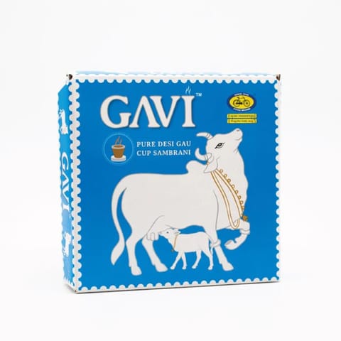 Cycle Gavi Pure Desi Gau Cup Sambrani - 12 Pcs