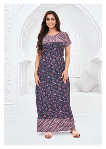 Pranjul Nighty For Women With Dupatta 2.5 Mts 609 XL