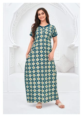 Pranjul Nighty For Women With Dupatta 2.5 Mts 612 4XL