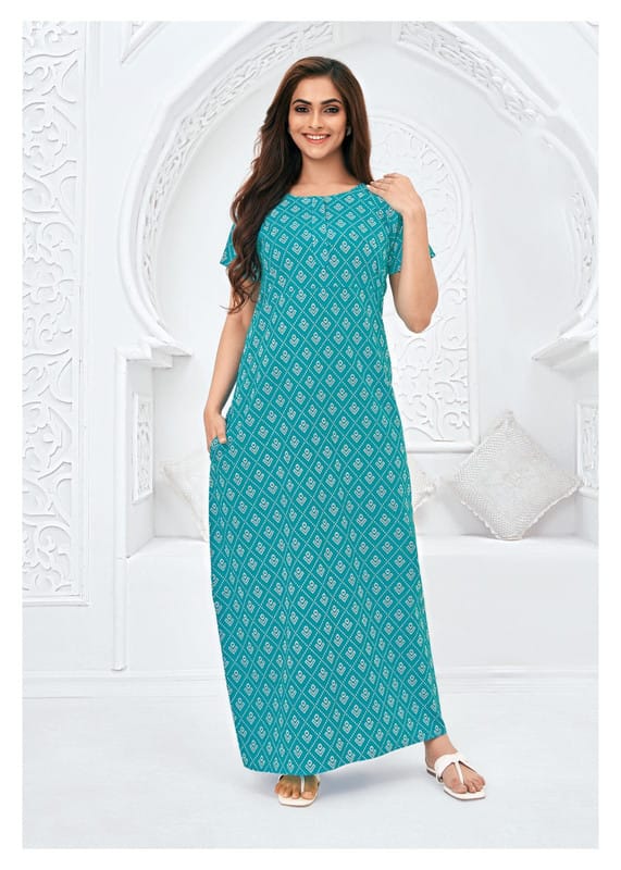 Pranjul Nighty For Women With Dupatta 2.5 Mts 625