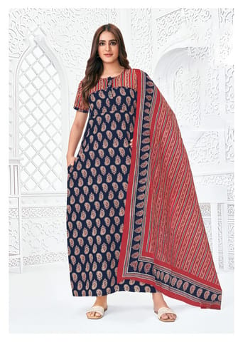 Pranjul Nighty For Women With Dupatta 2.5 Mts 740