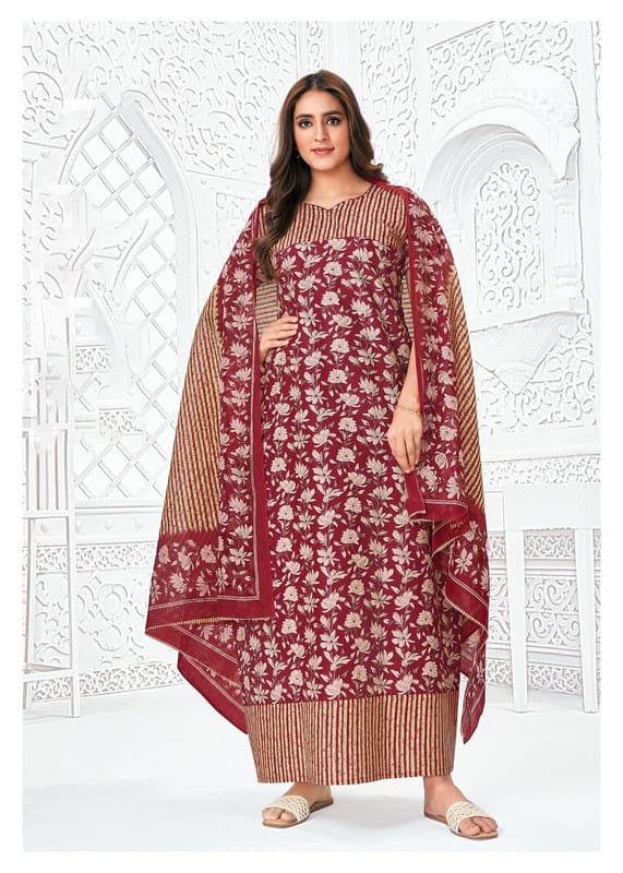 Pranjul Nighty For Women With Dupatta 2.5 Mts 742