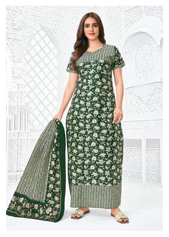 Pranjul Nighty For Women With Dupatta 2.5 Mts 745