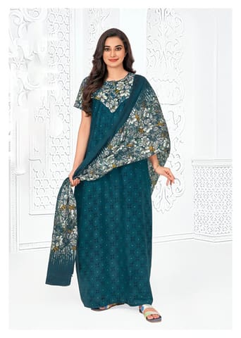 Pranjul Nighty For Women With Dupatta 2.5 Mts 762