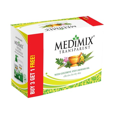 Medimix Transparent Soap With Glycerine and Lakshadi Oil