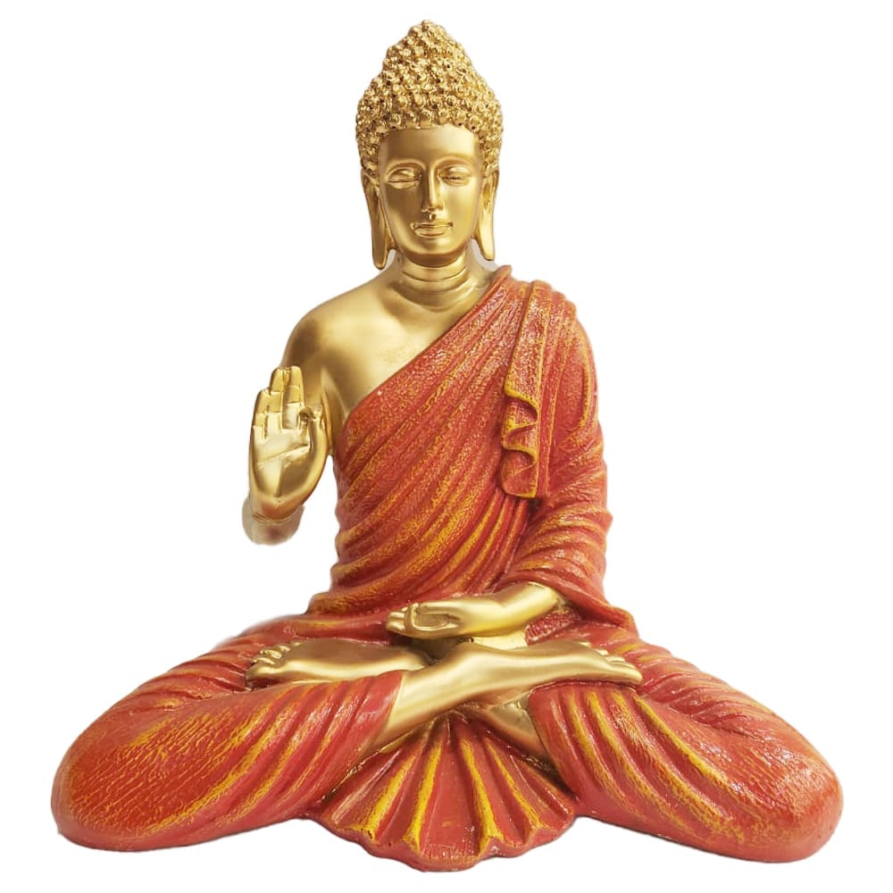 Polyresin Buddha Statue - 15 inchs