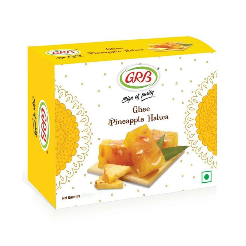 GRB Pure Ghee Sweets Pineapple Halwa - 200g