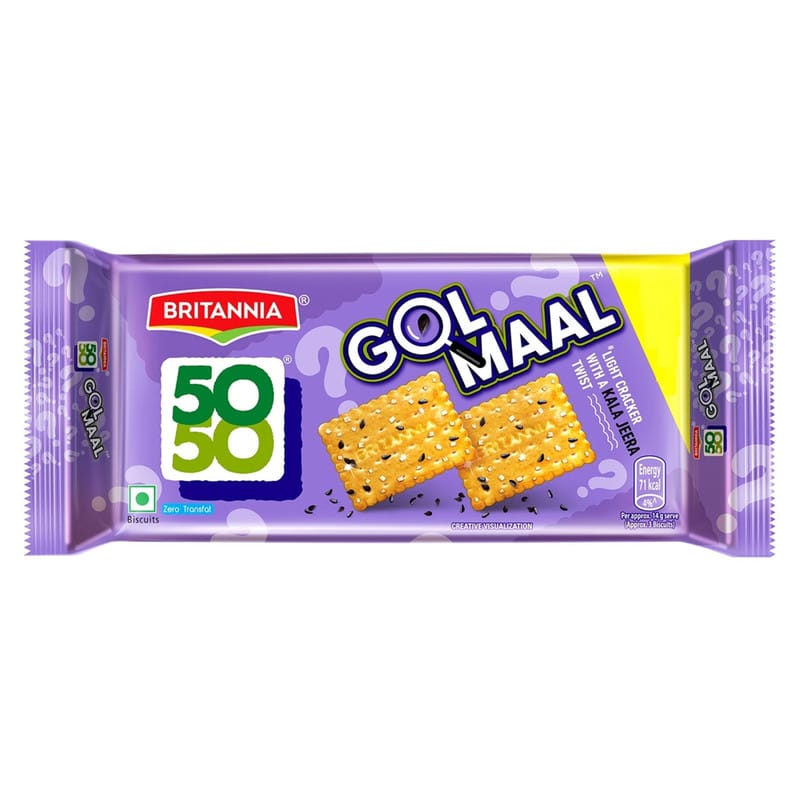 Britannia Biscuit 50-50 Golmaal 110g