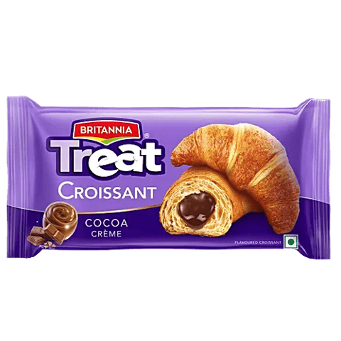 Britannia Cream Bun Treat Croissant 45g