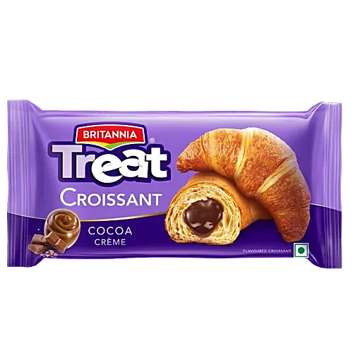 Britannia Cream Bun Treat Croissant 45g