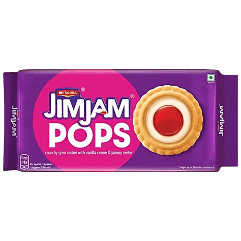 Britannia Cream Biscuit Treat Jim Jam Pops