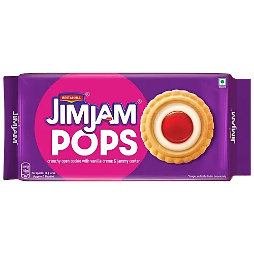 Britannia Cream Biscuit Treat Jim Jam Pops