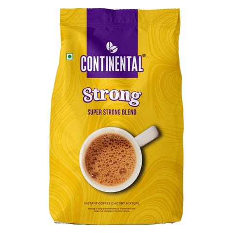 Continental Coffee Strong - 200gx5 Pack 1KG Pouch | Instant Coffee Powder