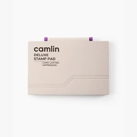 Camlin Plastic Stamp Pad Small Violet