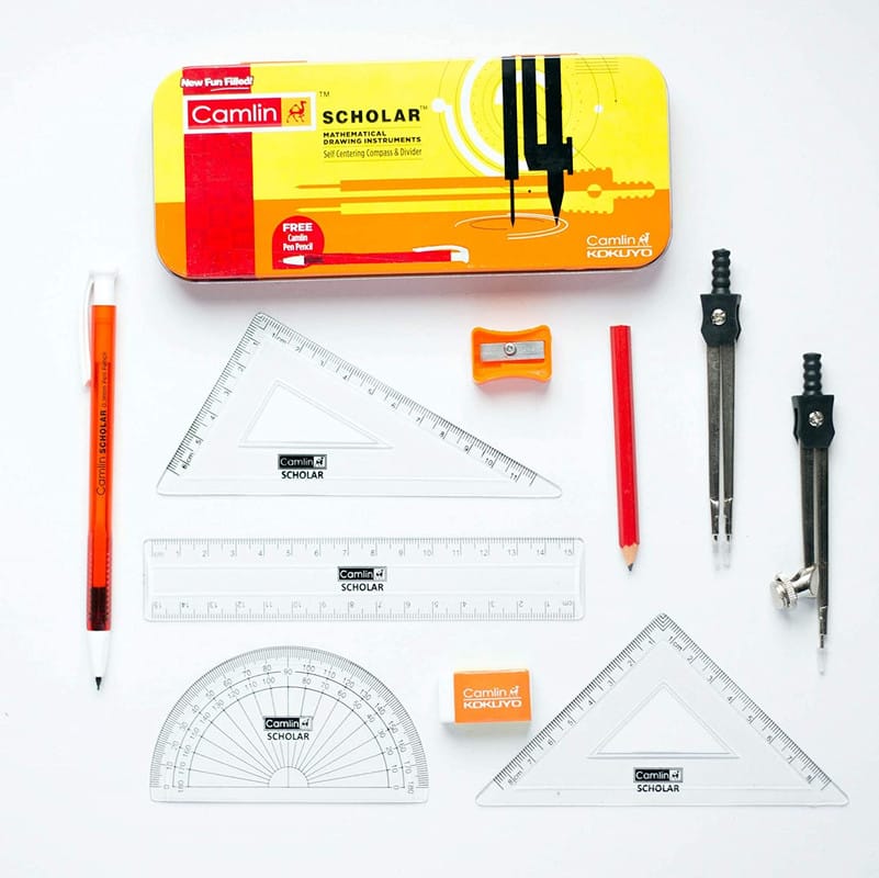 Camlin Maths Instruments Box Scholar