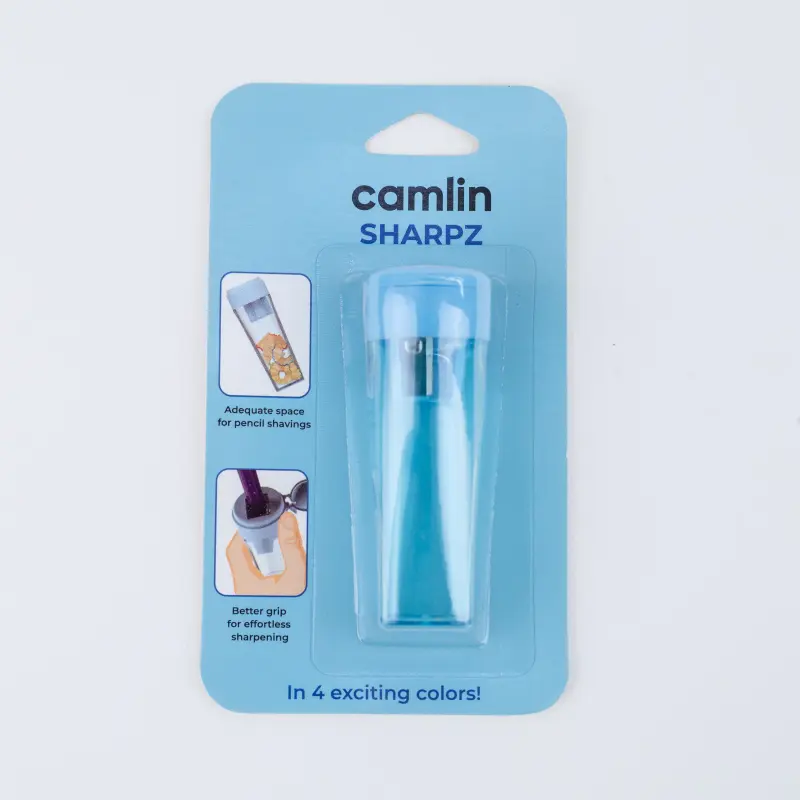 Camlin Dust Collector Sharpener- Camlin Sharpz - Radom Color