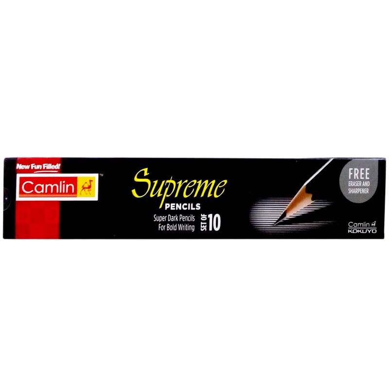 Camlin Supreme Writing & Drawing Pencils - Pc 10