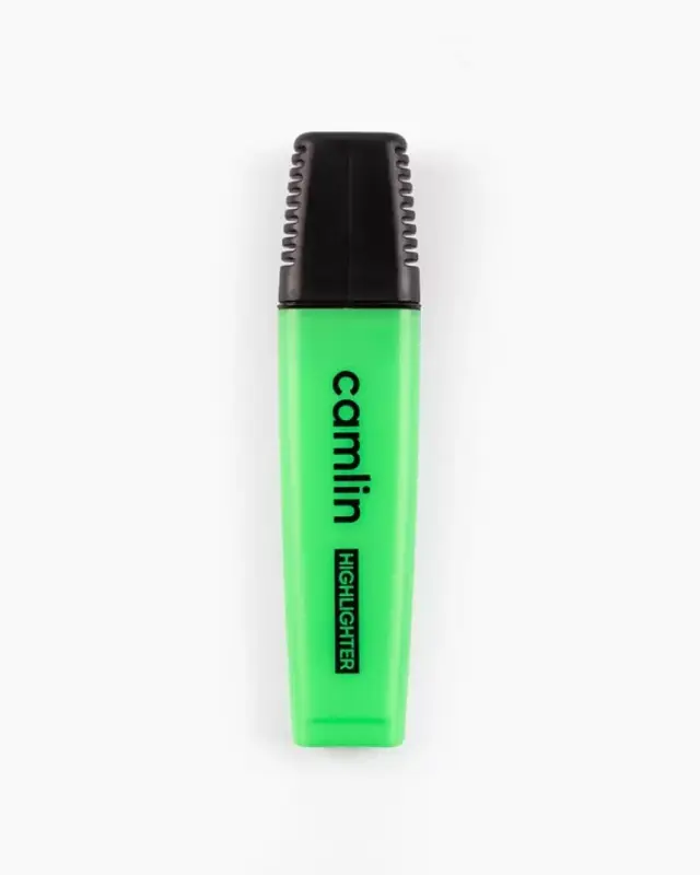 Camlin Office Hi-Lighter Pen Green Pack of 10