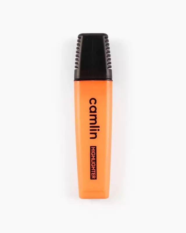 Camlin Office Hi-Lighter Pen Orange Pack of 10