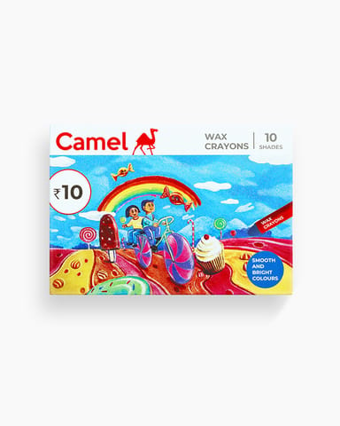 Camel Assorted Wax Crayons 1000