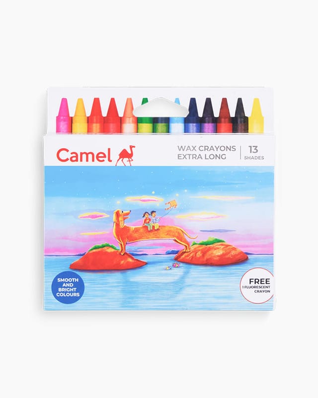 Camel Assorted Wax Crayons 1000 Xl