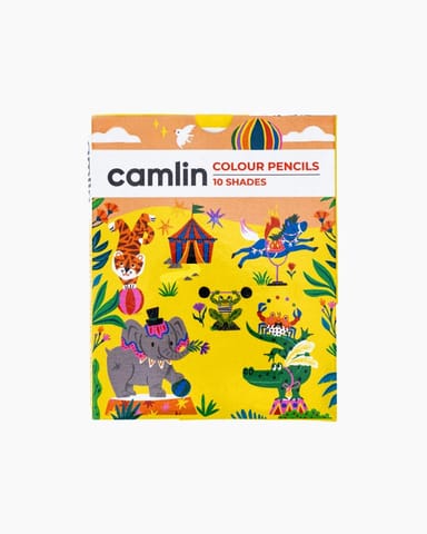 Camlin Assorted Color Pencils Half Size