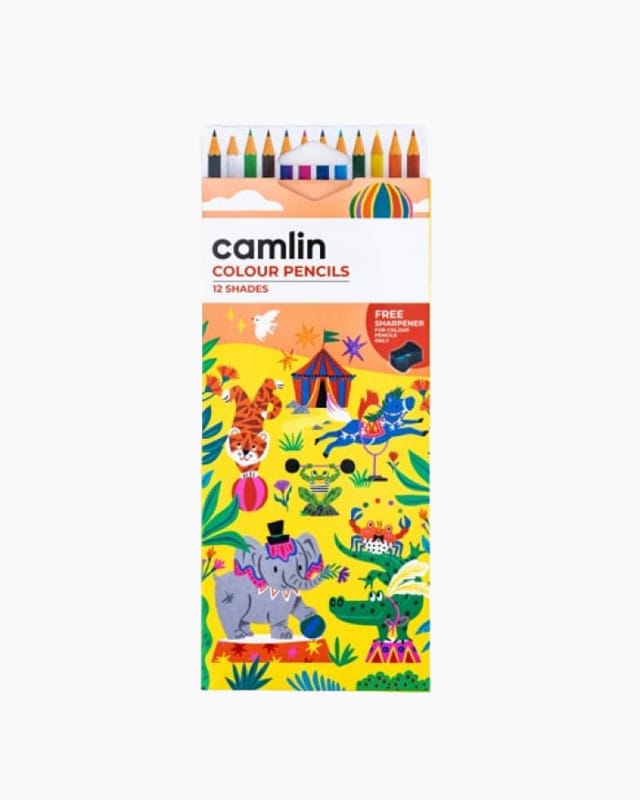 Camlin Assorted Color Pencils Full Size