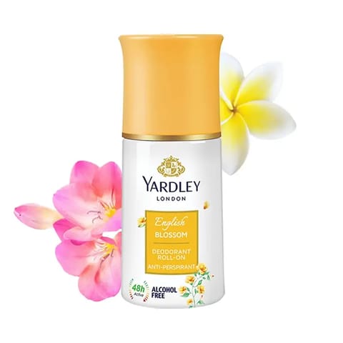 Yardley London Lady Perfumed Roll-On That Keeps You Fresh All Day Long - 50Ml