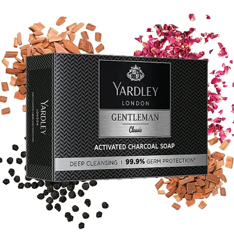 Yardley London Gentleman Classic Activated Charcoal Soap - 100G