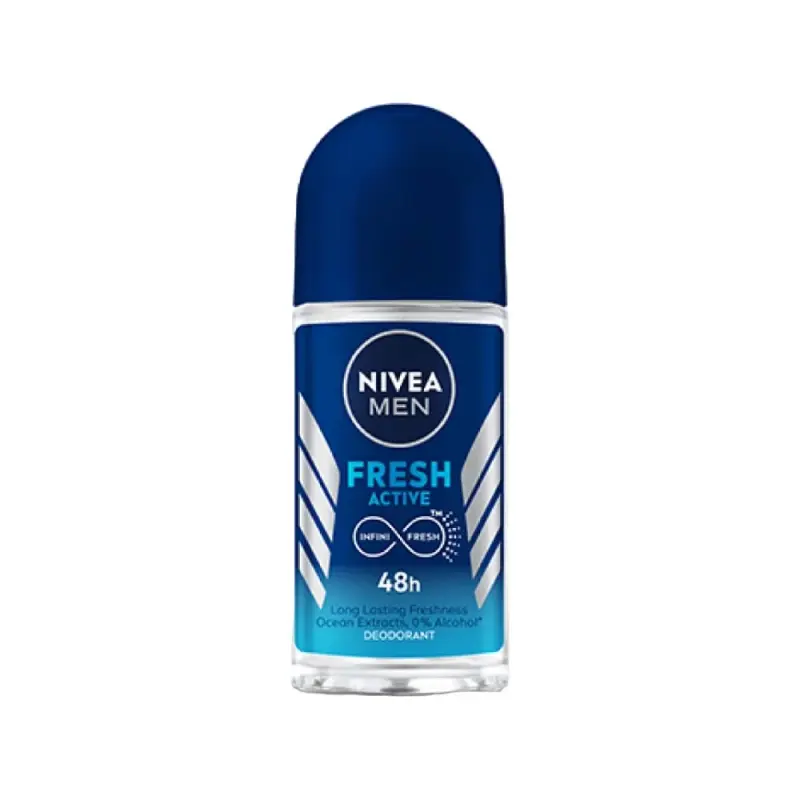 Nivea Men Fresh Active Anti-Perspirant Roll-On - 25ml